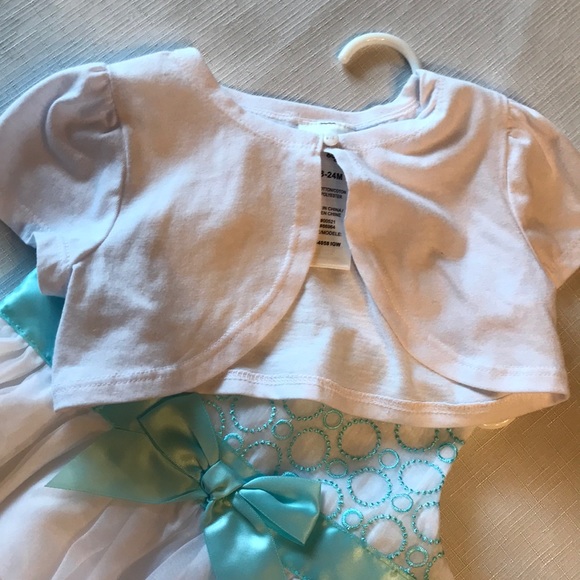 SOLD XP -NEW Exquisite Easter Dress satin,chiffon - Picture 6 of 6